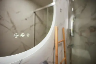 Salle de bains dans l'établissement Spa sous le Mokuren - Escapade Zen à Blois