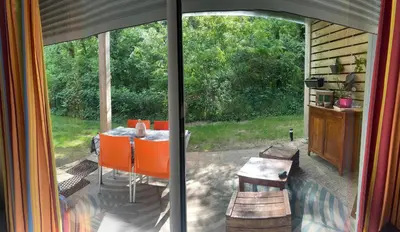 Jardin de l'établissement Chez Caro