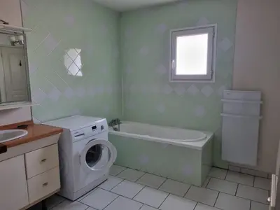 Salle de bains dans l'établissement Gite 2min de Saumur