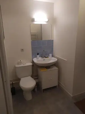Salle de bains dans l'établissement T1 TOURS NORD 38m2 - 4 couchages