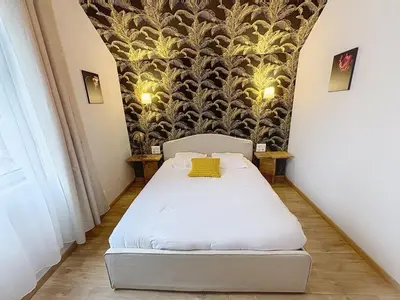 Un ou plusieurs lits dans un hébergement de l'établissement Le Kozy - Appartement 2 pièces rénové au coeur de Vendôme avec parking