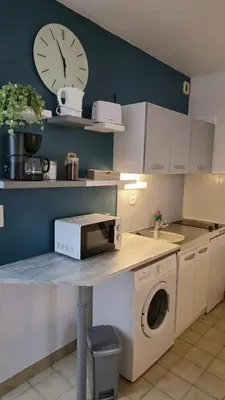 Cuisine ou kitchenette dans l'établissement Perle des Bords de Loire