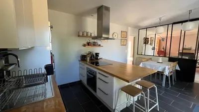 Cuisine ou kitchenette dans l'établissement Le Fleuriau - Tours, Loire Valley