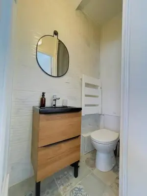 Salle de bains dans l'établissement La Halte Urbaine - 2 guests - Wifi