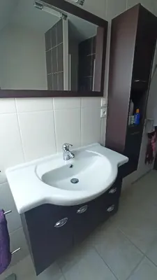 Salle de bains dans l'établissement Croix Georgette chambre d'hôte