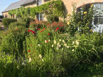 Jardin de l'établissement Eco-friendly house, near Angers5 bedrooms, 2 bathrooms