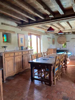 Cuisine ou kitchenette dans l'établissement Eco-friendly house, near Angers5 bedrooms, 2 bathrooms