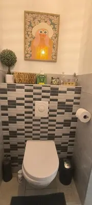 Salle de bains dans l'établissement Maison moderne 150 m2 à 15mn du centre ville