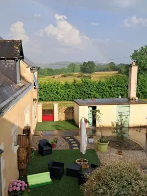 Jardin de l'établissement Ferme de la Ruaudiére Courdemanche