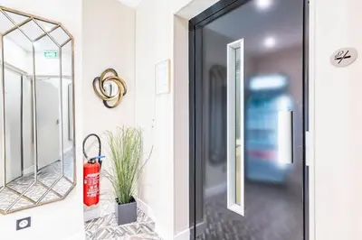 Plan de l'établissement chambre double cote d'azure