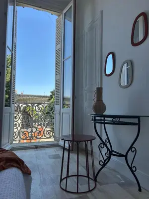 Balcon ou terrasse dans l'établissement L'Oasis - Halles Châtellerault