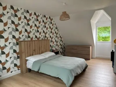 Un ou plusieurs lits dans un hébergement de l'établissement Maison de Campagne