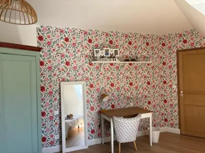 Cuisine ou kitchenette dans l'établissement Maison de Campagne