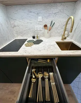 Cuisine ou kitchenette dans l'établissement Amboise hyper centre - Cocon Royal à deux pas du Château