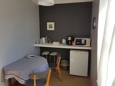 Cuisine ou kitchenette dans l'établissement Tartigousse