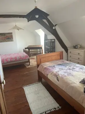 Un ou plusieurs lits dans un hébergement de l'établissement Maison au cœur des châteaux de la Loire
