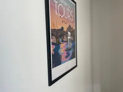 Plan de l'établissement Le Cocon du Rempart Studio de charme avec mezzanine TOURS centre
