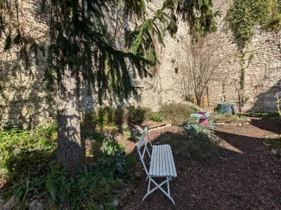 Jardin de l'établissement Vaste studio quartier historique