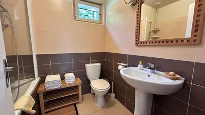 Salle de bains dans l'établissement Le Clos de l'Autel