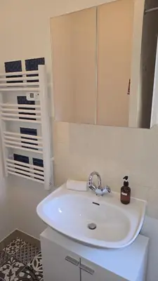Salle de bains dans l'établissement L'écrin de Loire