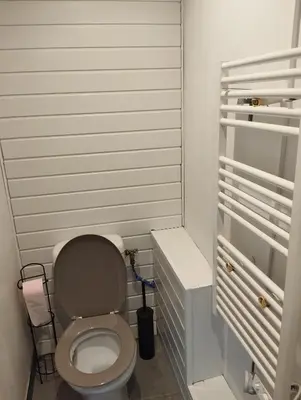 Salle de bains dans l'établissement Studio meublé indépendant