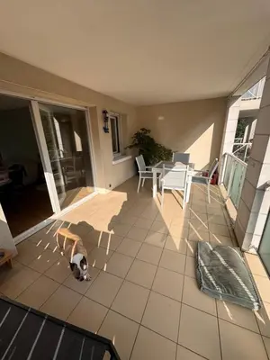 Balcon ou terrasse dans l'établissement Appartement Saint Cyr sur Loire
