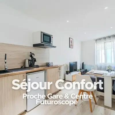 Séjour Confort - Proche Gare & Centre - Futuroscope 1
