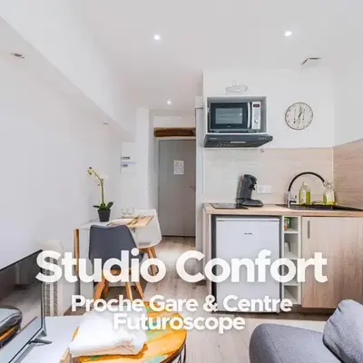 Studio Confort - Proche Gare&Centre - Futuroscope 2