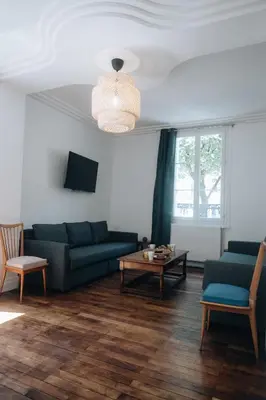 Coin salon dans l'établissement La Maison sur la Loire À deux pas du cœur de Tours
