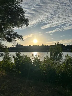 Paysage naturel près de la maison de vacances