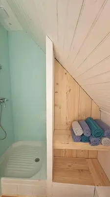 Salle de bains dans l'établissement Gîte L'escapade vallée du Cher