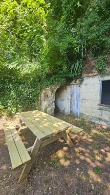 Jardin de l'établissement Gîte L'escapade vallée du Cher