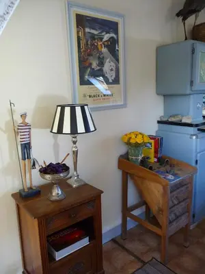 Cuisine ou kitchenette dans l'établissement Escale de Loire Gîte