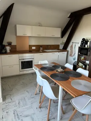 Cuisine ou kitchenette dans l'établissement Gîte Calme & Accueillant -Près de Beauval