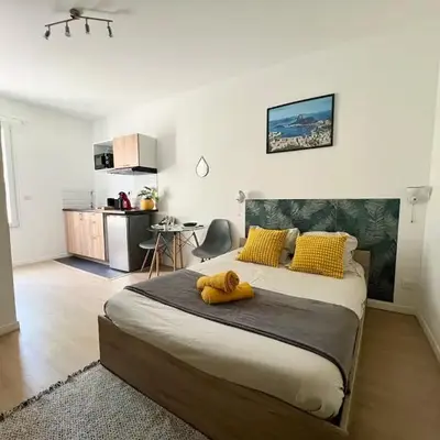 Studio Rio - Confortable avec jardin d'été I proche gare et centre