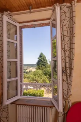Paysage naturel près de la maison d'hôtes