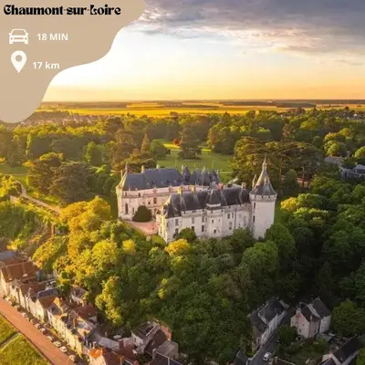 Vue panoramique sur l'établissement gîte le nid