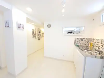 Cuisine ou kitchenette dans l'établissement Proche gare, centre-ville et château de Blois