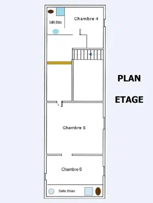Plan de l'établissement NEW gite confort 220 m2, 15 pers, 6CH-4SDB-4WC avec jacuzzi, gym, billard, babyfoot, à 2h30 de Paris