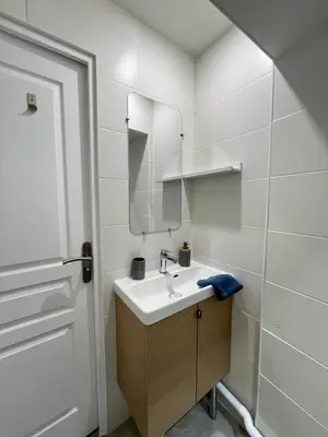 Salle de bains dans l'établissement Maisonnette de charme tout confort - Le tilleul