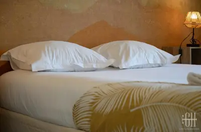 Un ou plusieurs lits dans un hébergement de l'établissement Le St Côme - 4V - 2 chambre - Proche Tours Centre