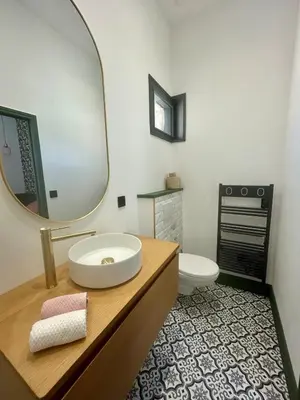 Salle de bains dans l'établissement Escapade Élégante