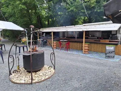 Plan de l'établissement Les 2 étangs La Foulonnerie Lodge - Tente