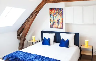 Un ou plusieurs lits dans un hébergement de l'établissement Logement Cosy au cœur de Blois