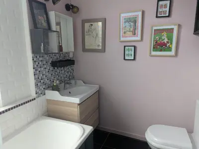 Salle de bains dans l'établissement La Maison des Docks - 30min de Tours
