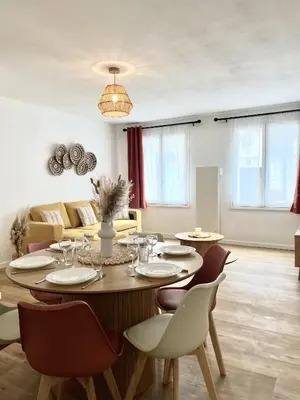 Coin salon dans l'établissement Le petit Parador