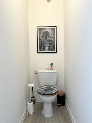 Salle de bains dans l'établissement Le petit Parador