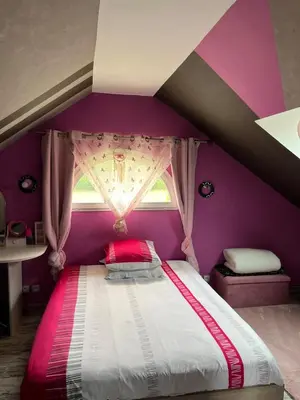 Un ou plusieurs lits dans un hébergement de l'établissement Maison proche des 24h du Mans