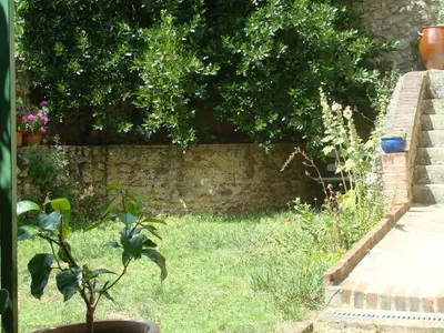 Jardin de l'établissement La Tonnelle de Vouvray