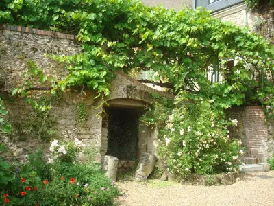 Jardin de l'établissement La Tonnelle de Vouvray